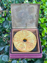 Load image into Gallery viewer, Rare ancient blood jade buddhist temple artifact amulet for healing with unique box