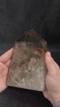 Load and play video in Gallery viewer, Smoky Quartz Point Large