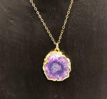 Load image into Gallery viewer, Purple Solar Quartz Necklace