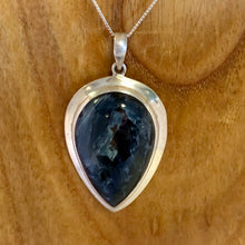 Load image into Gallery viewer, Pietersite Teardrop Pendant With Sterling Silver