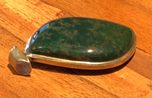 Load image into Gallery viewer, Bloodstone Pendant With Sterling Silver Raindrop