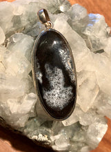 Load image into Gallery viewer, Dendritic Agate Oval Pendant With Sterling SIlver