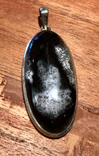 Load image into Gallery viewer, Dendritic Agate Oval Pendant With Sterling SIlver