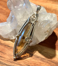 Load image into Gallery viewer, Citrine Sterling Silver Wrapped Pendant