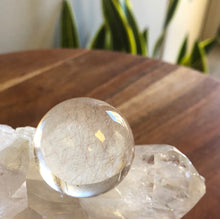 Load image into Gallery viewer, Quartz Sphere with Rutilates, P16