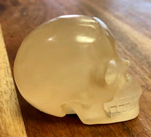 Load image into Gallery viewer, Yellow Ice Jade Skull P30