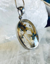 Load image into Gallery viewer, Rutilated Quartz Oval Pendant