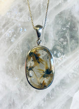 Load image into Gallery viewer, Rutilated Quartz Oval Pendant