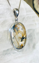 Load image into Gallery viewer, Rutilated Quartz Oval Pendant