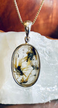 Load image into Gallery viewer, Rutilated Quartz Oval Pendant
