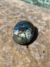 Load image into Gallery viewer, Azurite Malachite Palm Stone P2-31