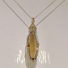 Load image into Gallery viewer, Citrine Sterling Silver Wrapped Pendant