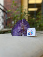 Load image into Gallery viewer, Purple Agate Bookend