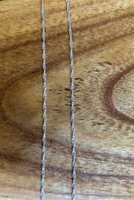 Load image into Gallery viewer, Spiral Sterling Silver Chain 18 Inch