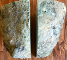 Load image into Gallery viewer, Teal Agate Bookend Pair 8lbs
