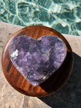 Load image into Gallery viewer, Amethyst Heart 4 Inch (B)