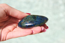 Load image into Gallery viewer, Azurite Malachite Palm Stone
