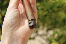 Load image into Gallery viewer, Handmade Orogonite and Ruby Sapphire Crystal Wand P5-17
