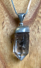 Load image into Gallery viewer, Phantom Quartz and Lodalite Pendant In Sterling Silver

