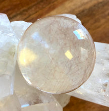 Load image into Gallery viewer, Quartz Sphere with Rutilates, P16
