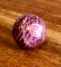 Load image into Gallery viewer, Natural Ruby Corundum Sphere, P39
