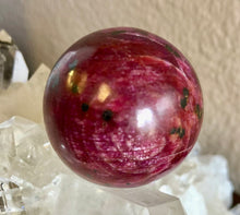 Load image into Gallery viewer, Natural Ruby Corundum Sphere, P36
