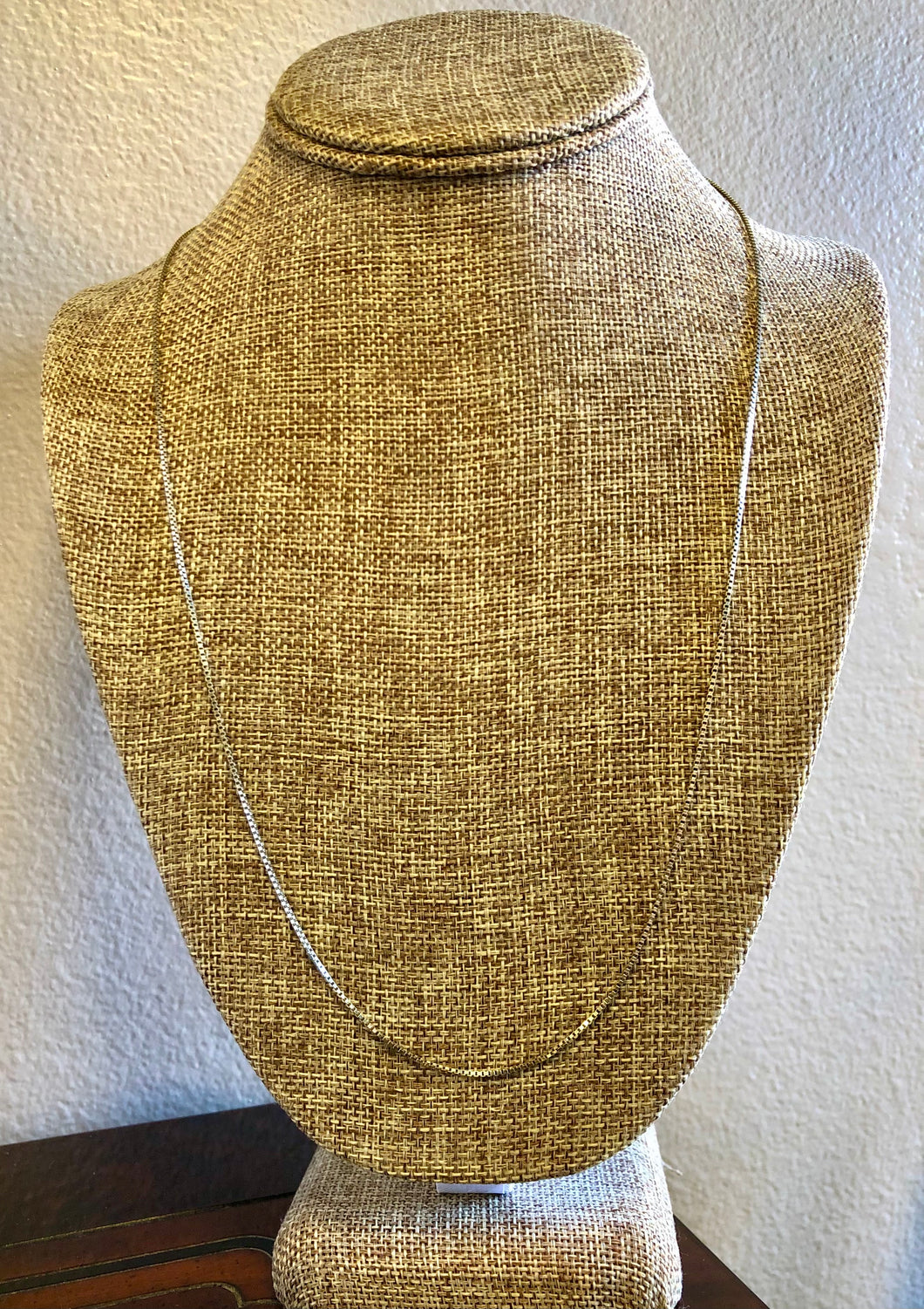 Sterling Silver Box Chain 24 inch
