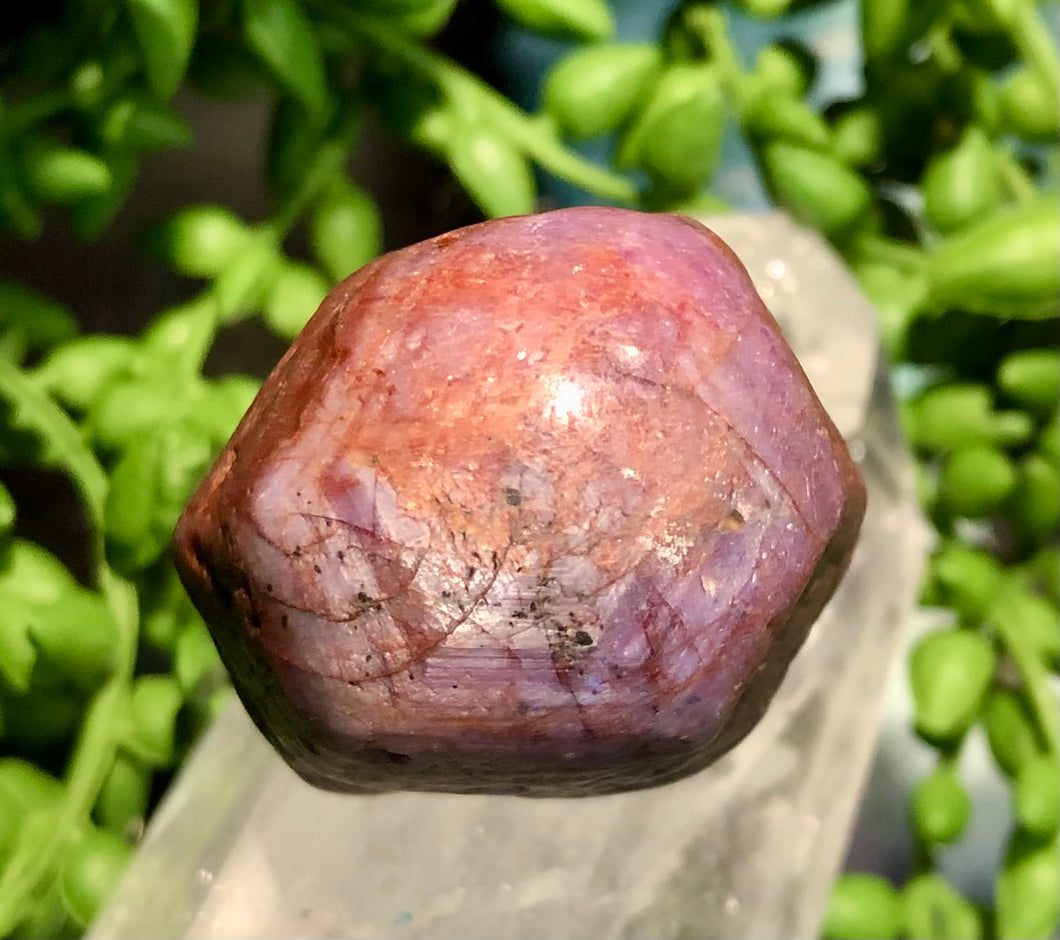 Natural Raw Corundum Ruby Purple Sapphire, P44