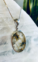 Load image into Gallery viewer, Rutilated Quartz Oval Pendant
