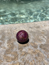 Load image into Gallery viewer, Purple Ruby Corundum Sphere P2-19
