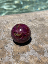 Load image into Gallery viewer, Purple Ruby Corundum Sphere P2-19
