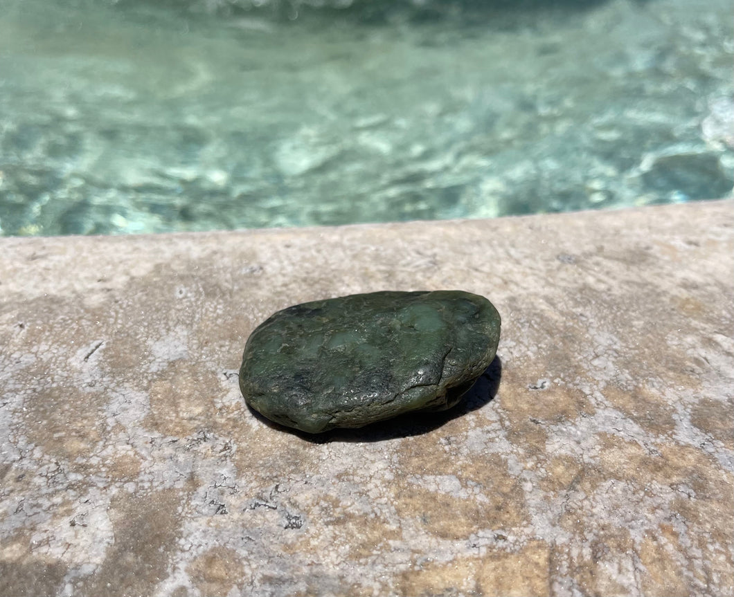 Raw Jade Palm Stone P2-27