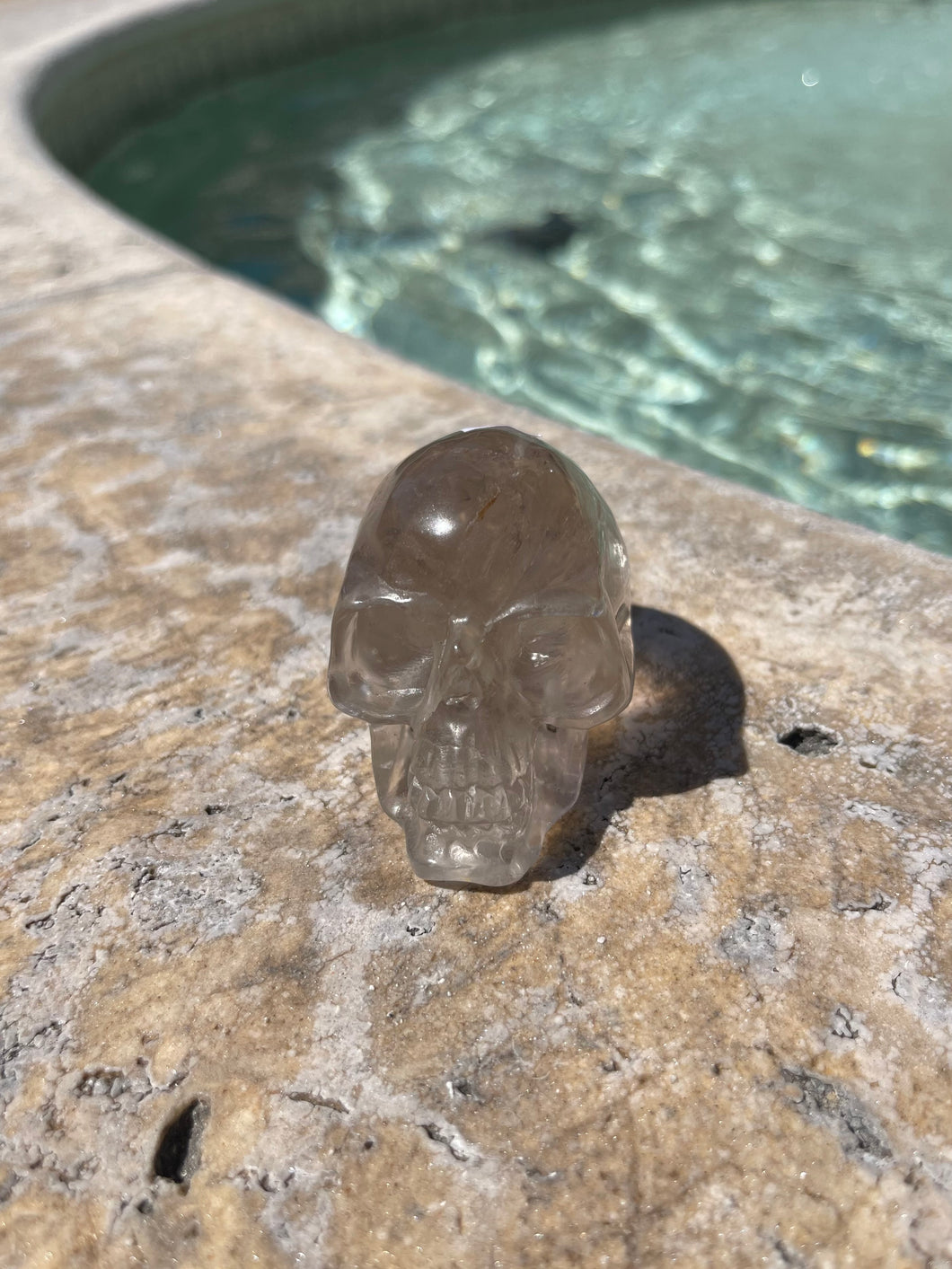 Smokey Quartz Skull P2-44