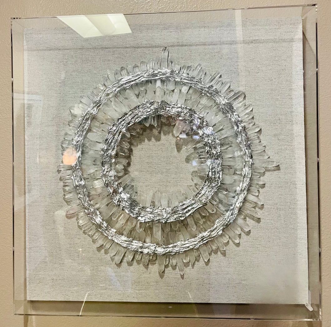 Stunning Clear Quartz Wall Art