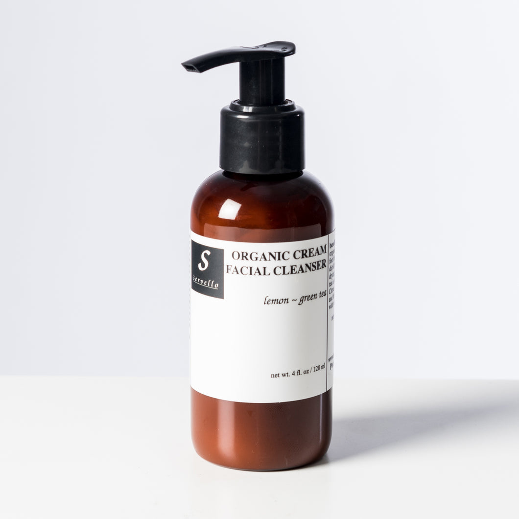 Green Tea and Lemon Cream Cleanser Servello